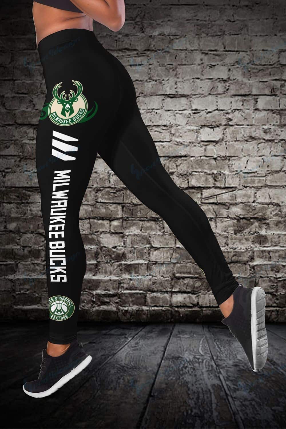 Milwaukee Bucks Leggings and Tank top 028