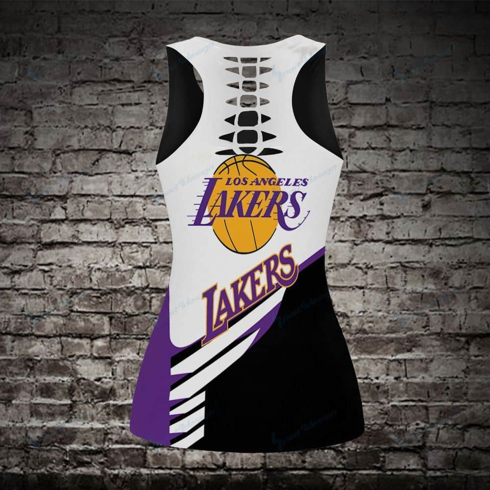 Los Angeles Lakers Leggings and Tank top 026