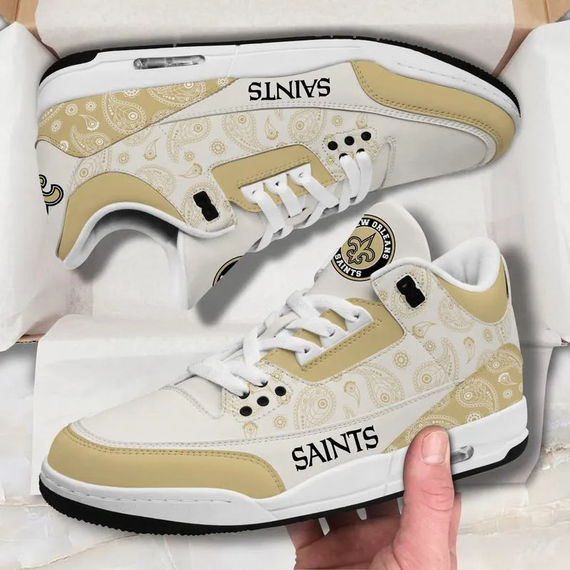 New Orleans Saints Basic Leather JD03 Shoes Men and Women AZBTAJ3000201