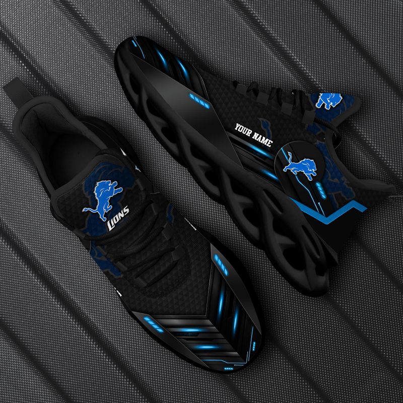 Detroit Lions Personalized Yezy Running Sneakers