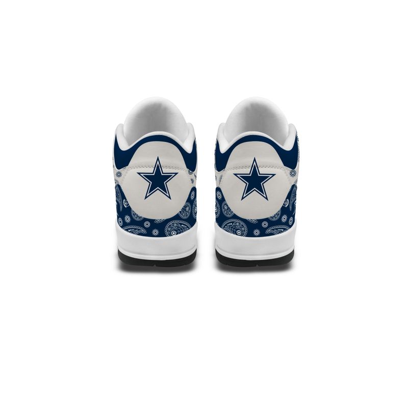 Dallas Cowboys Basic Leather JD03 Shoes Men and Women AZBTAJ3000176