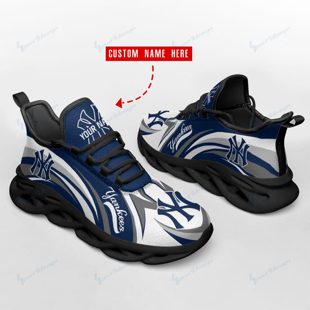 New York Yankees Personalized Yezy Running Sneakers SPD452