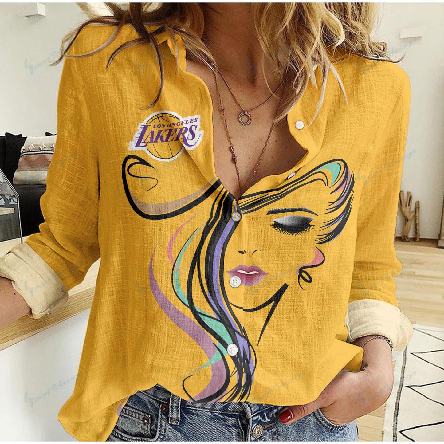 Los Angeles Lakers Woman Shirt BG64