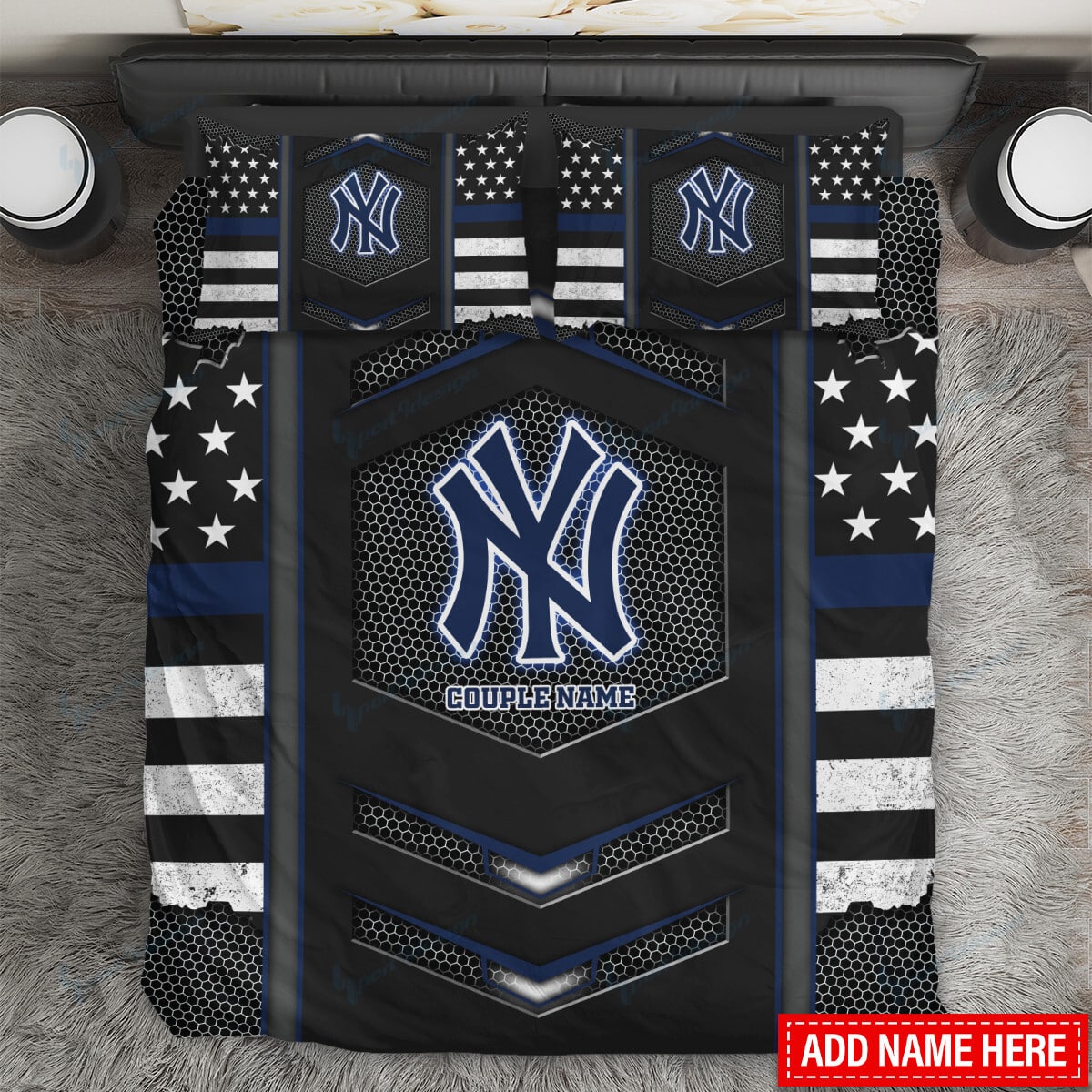 New York Yankees Personalized Bedding Set BG03