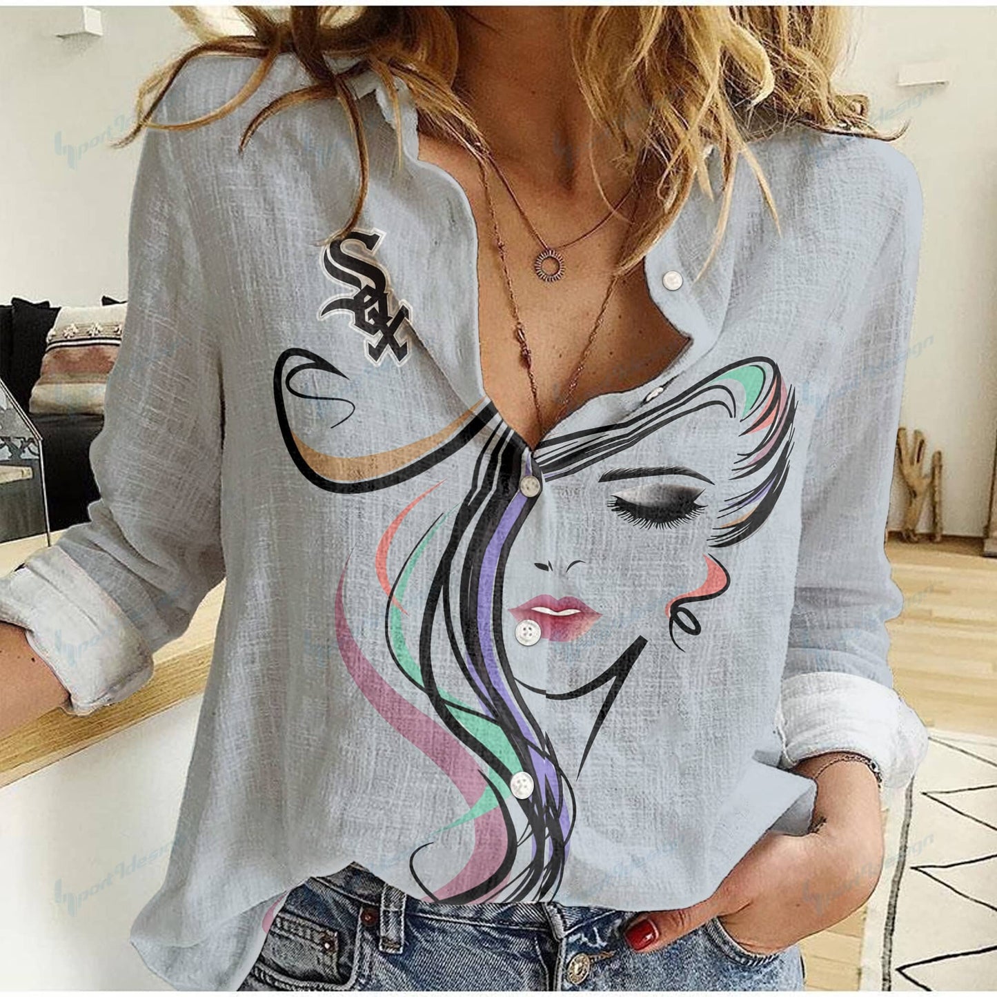 Chicago White Sox Woman Shirt BG37