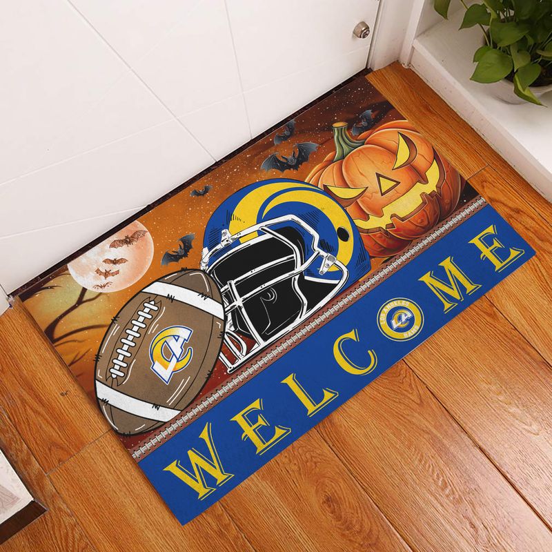 Los Angeles Rams Halloween Doormat New Collection AZBTDM000025