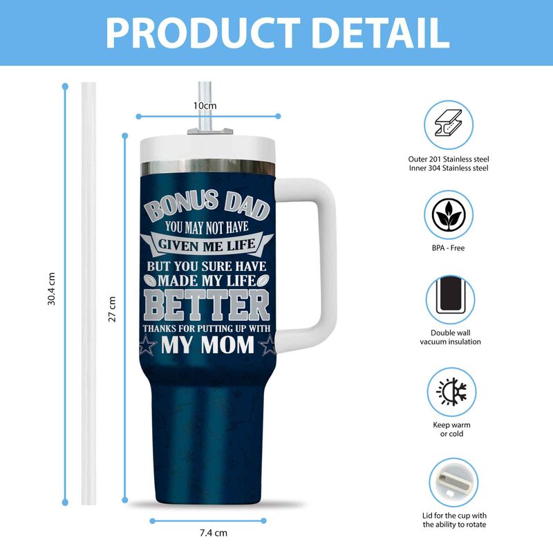 Dallas Cowboys New Personalized 40oz Tumbler Father’s Day AZBT40OZ000172