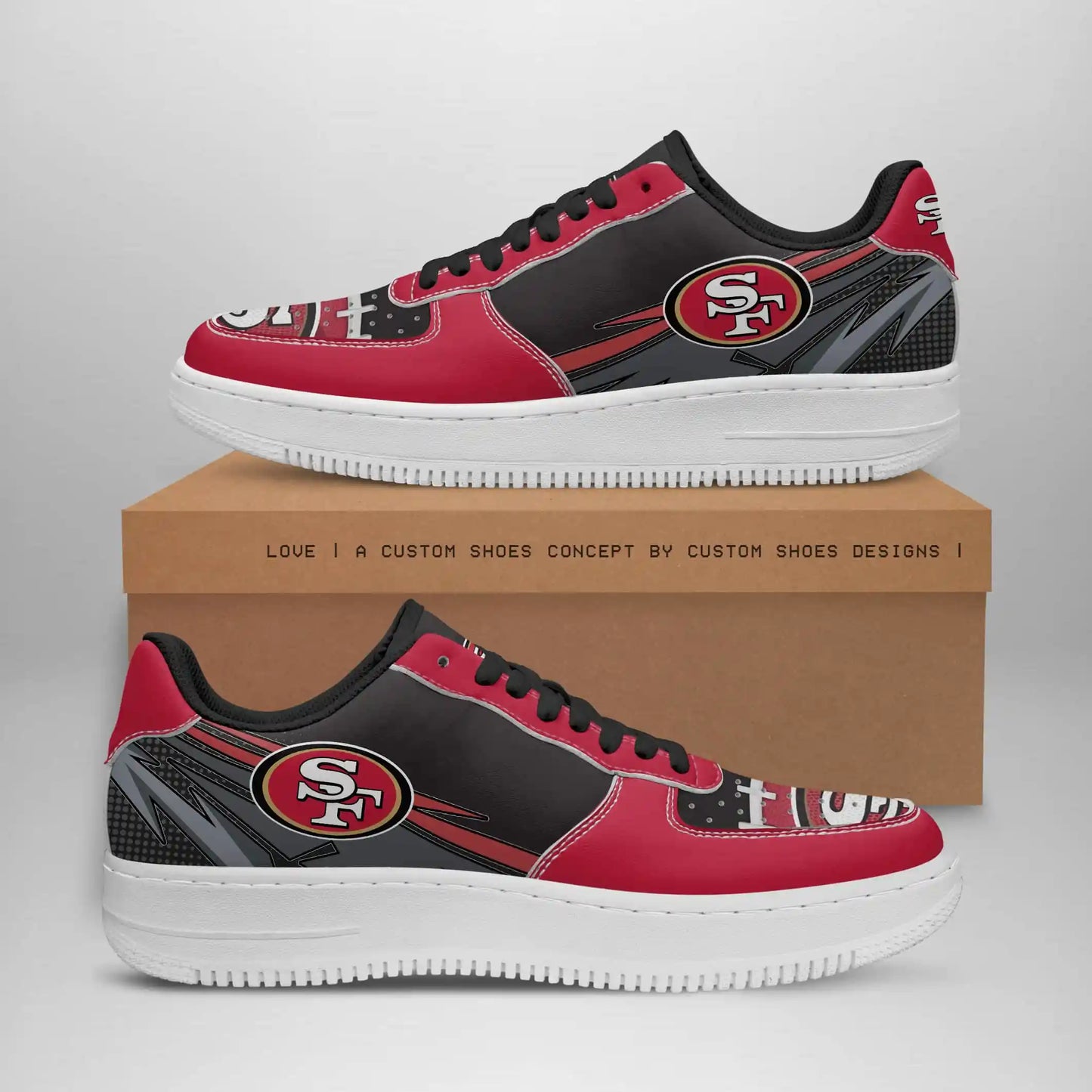 San Francisco 49ers AF1 Shoes BG249