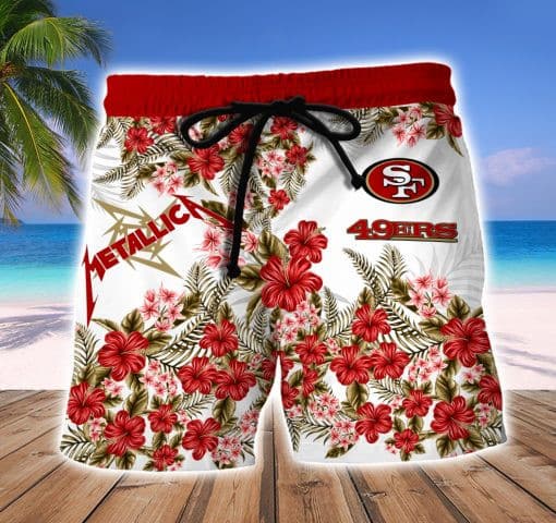 San Francisco 49ers Hawaii Shirt & Shorts BG352