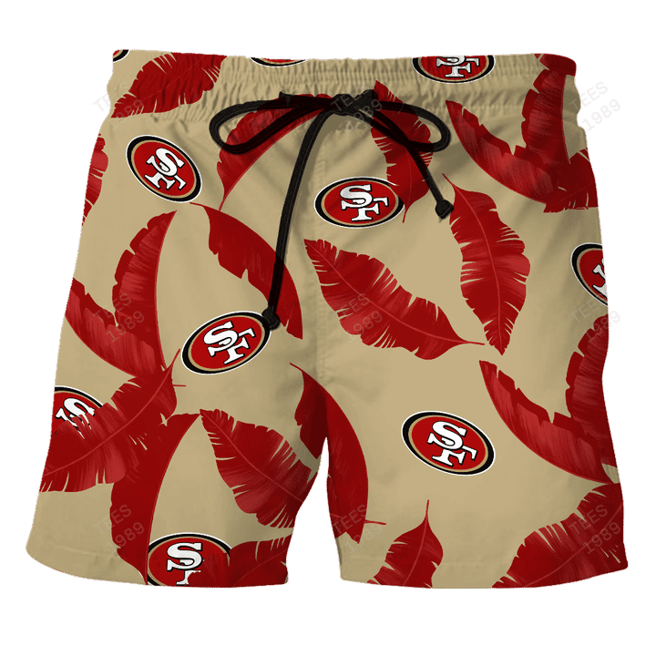 San Francisco 49ers Hawaii Shirt & Shorts BG54