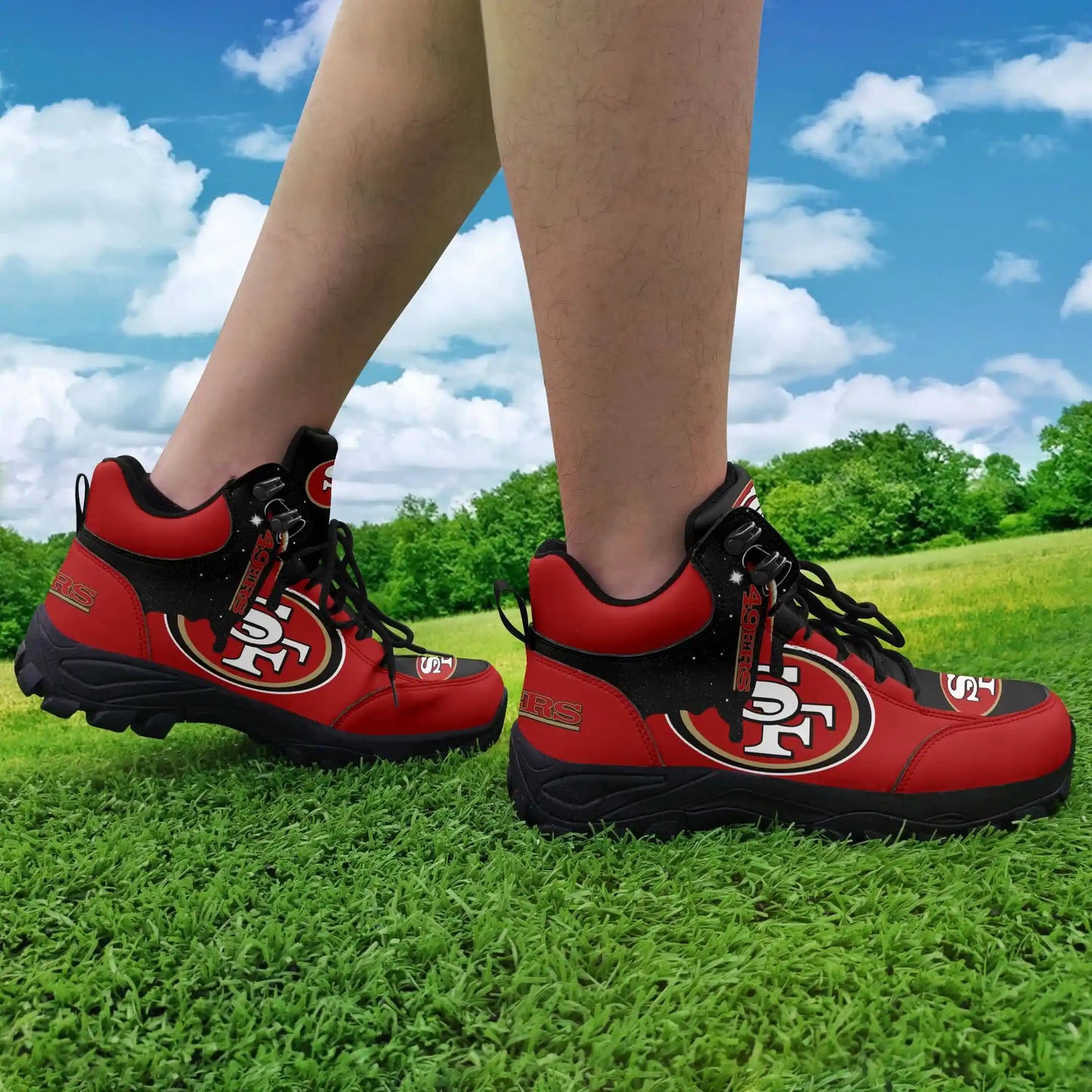 San Francisco 49ers Hiking Shoes 22