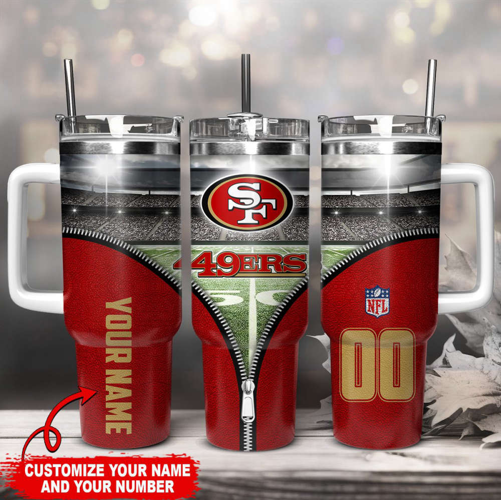 San Francisco 49ers Personalized Limited Edition Sport Fan Gift 40oz Tumbler AZC40OZT138