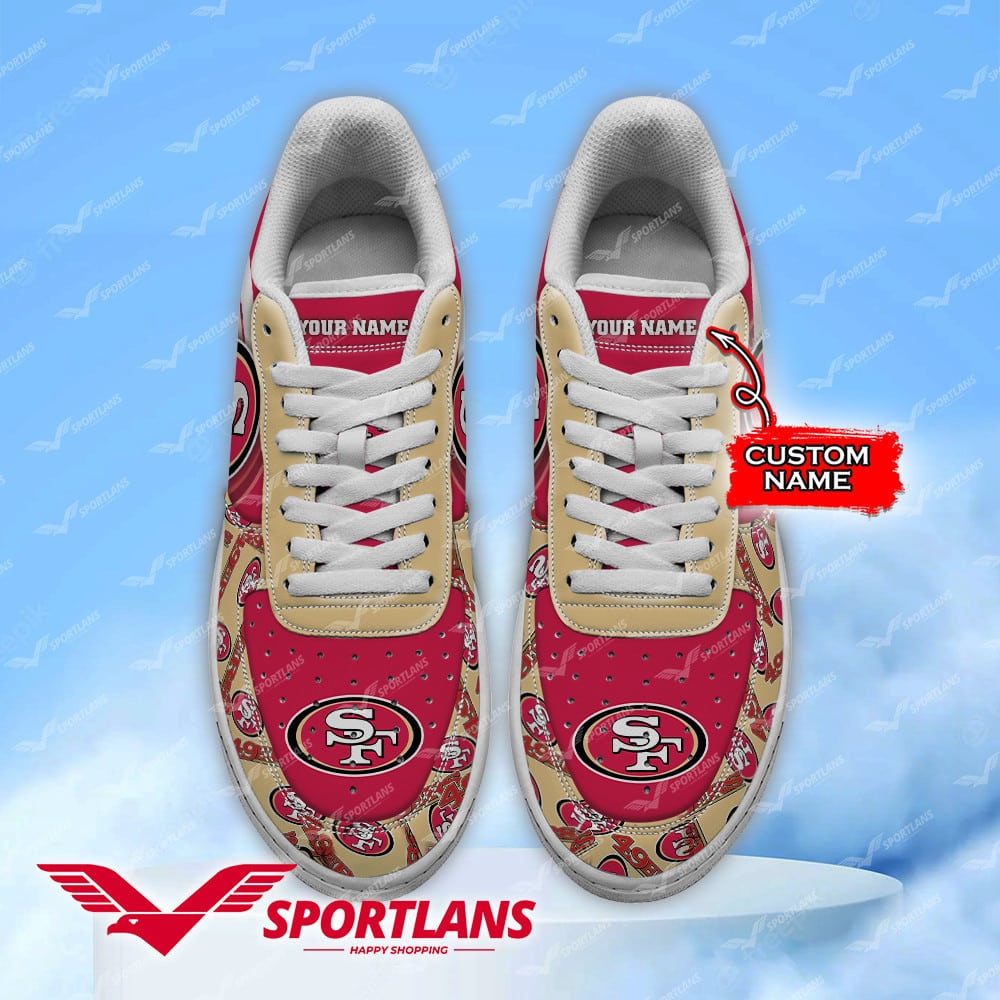 San Francisco 49Ers NFL Personalized Air Force 1 Shoes