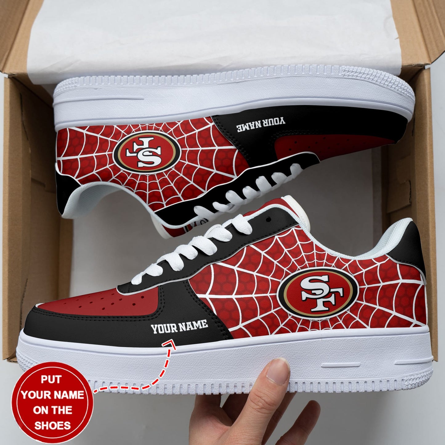 San Francisco 49ers Personalized AF1 Shoes BG303