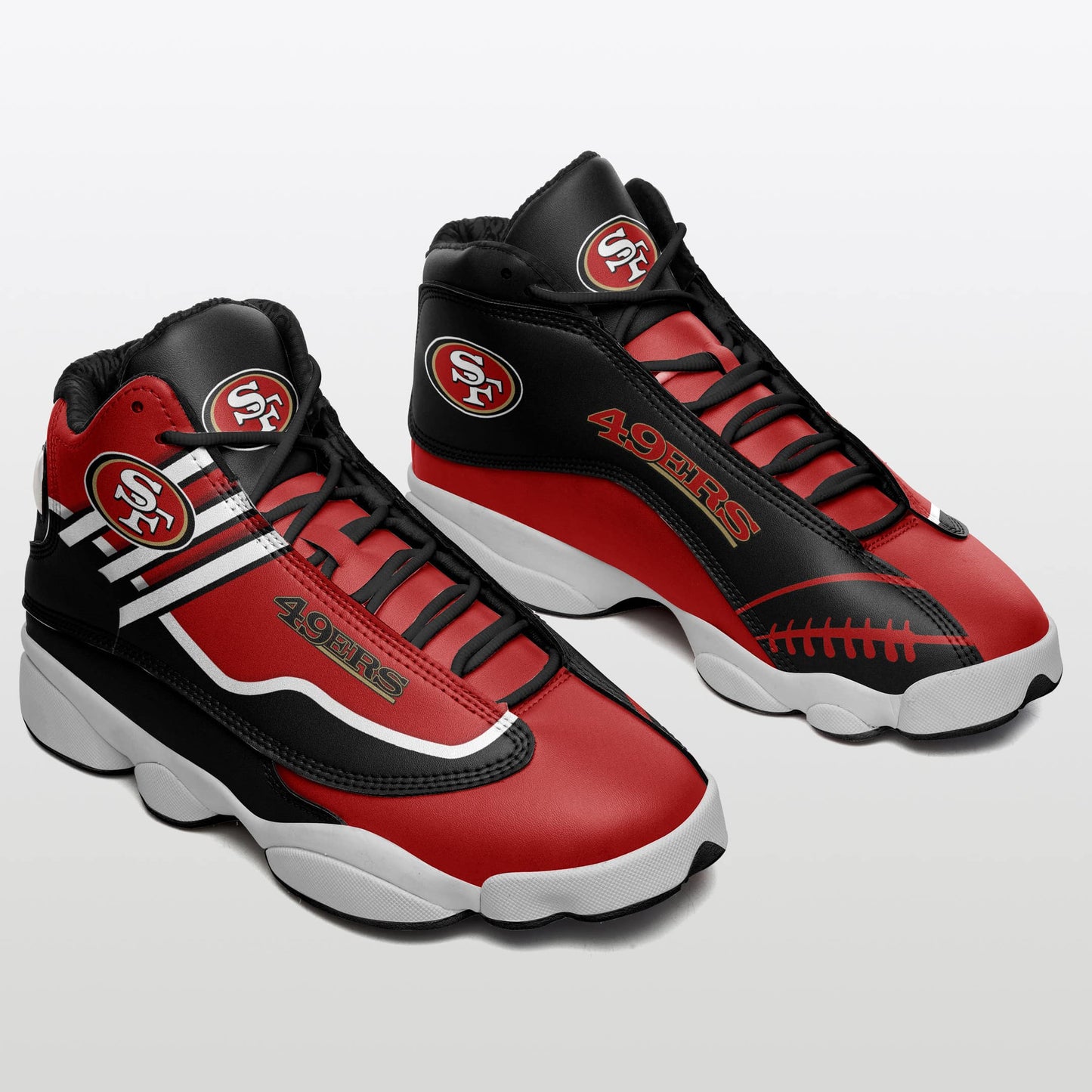 San Francisco 49ers Personalized AJD13 Sneakers BG20