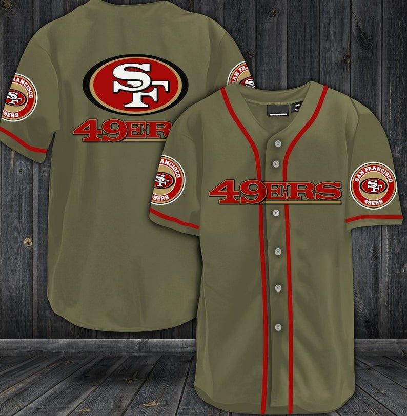 San Francisco 49ers Personalized Baseball Jersey Shirt 41
