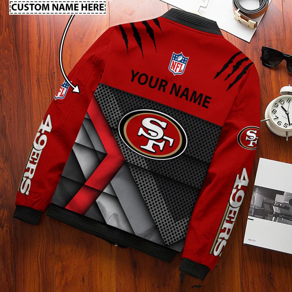 San Francisco 49ers Personalized Bomber Jacket BG517