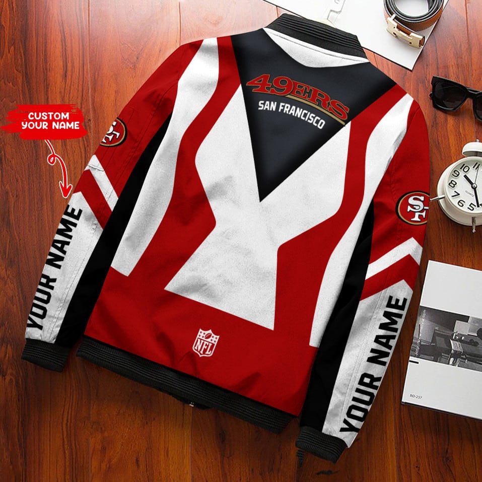 San Francisco 49ers Personalized Bomber Jacket BG550
