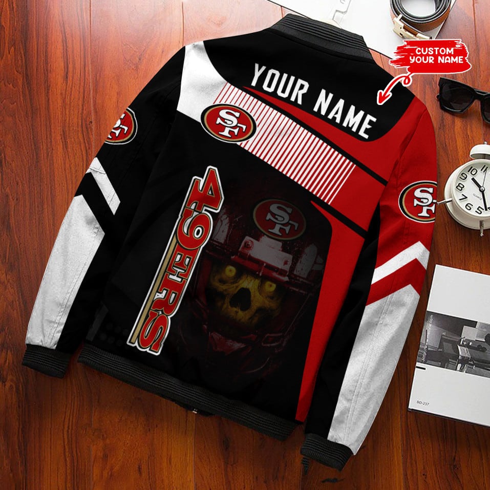 San Francisco 49ers Personalized Bomber Jacket BG574