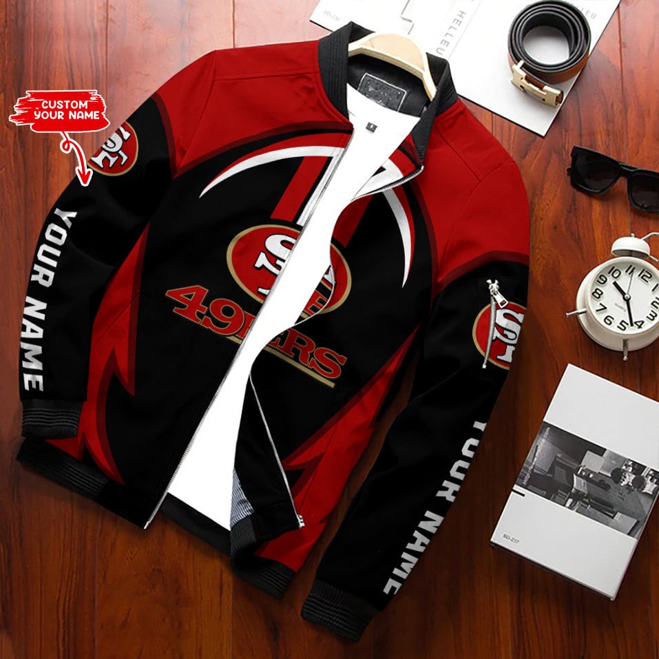 San Francisco 49ers Personalized Bomber Jacket BG620