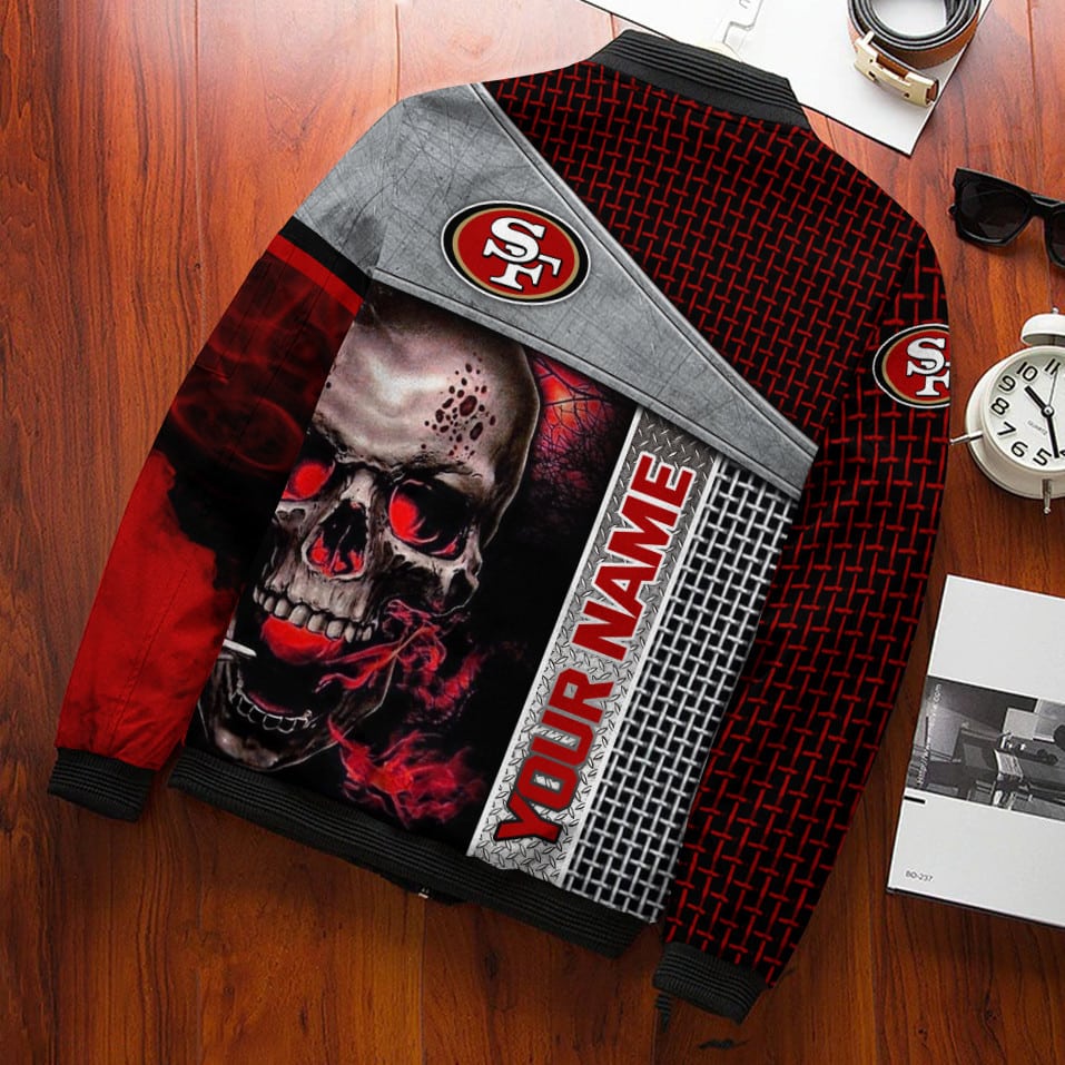 San Francisco 49ers Personalized Bomber Jacket BG683
