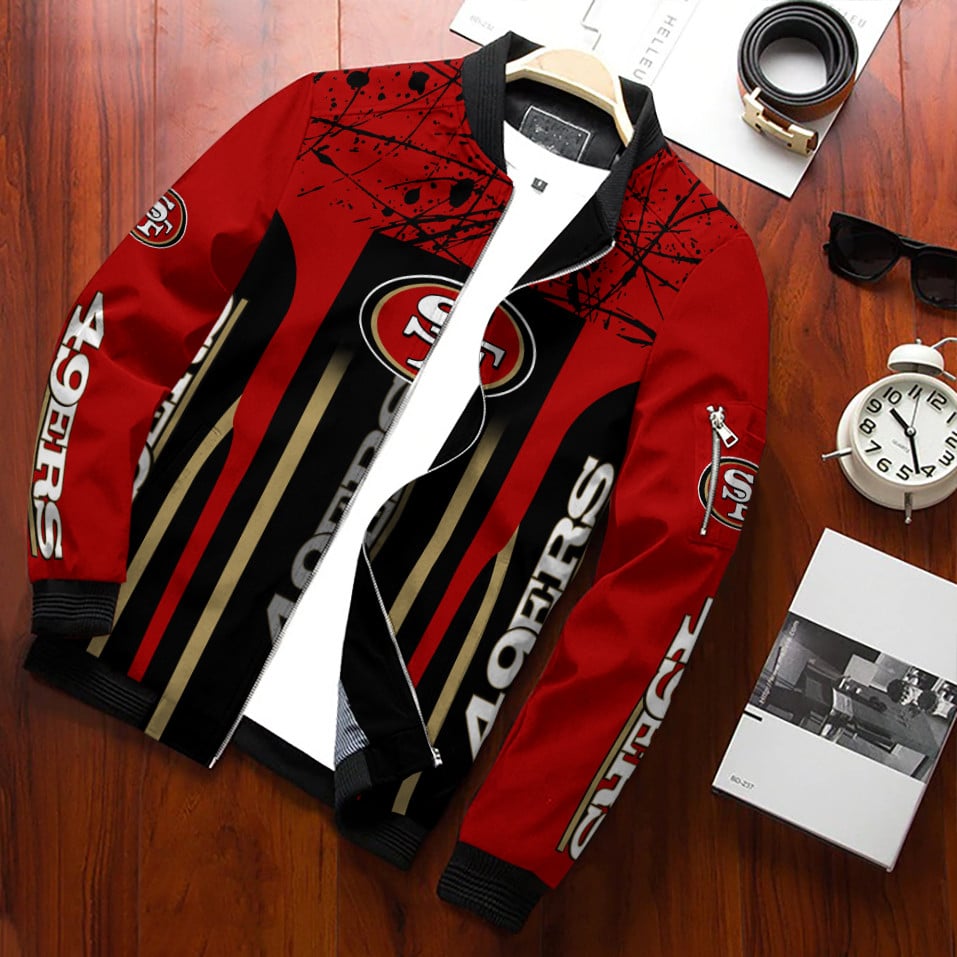 San Francisco 49ers Personalized Bomber Jacket BG792