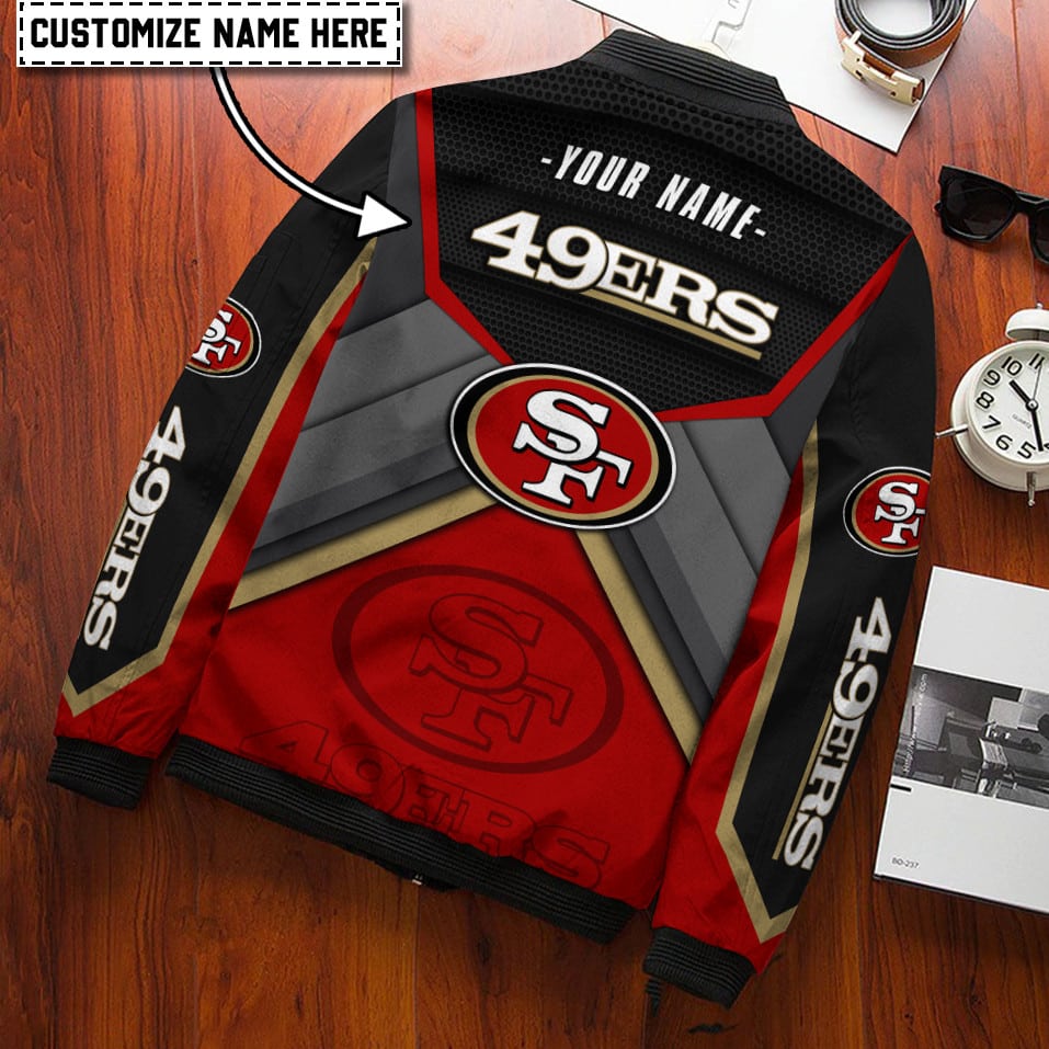 San Francisco 49ers Personalized Bomber Jacket BG819
