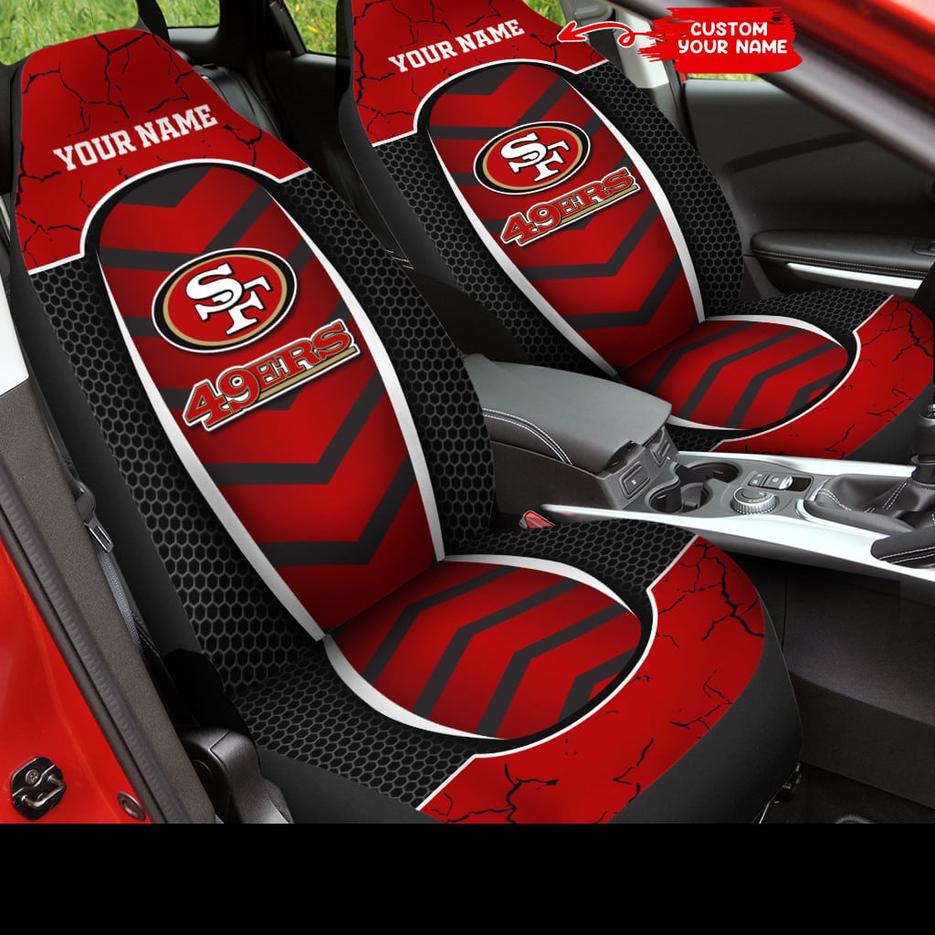 San Francisco 49ers Personalized Car Seat Covers BG148