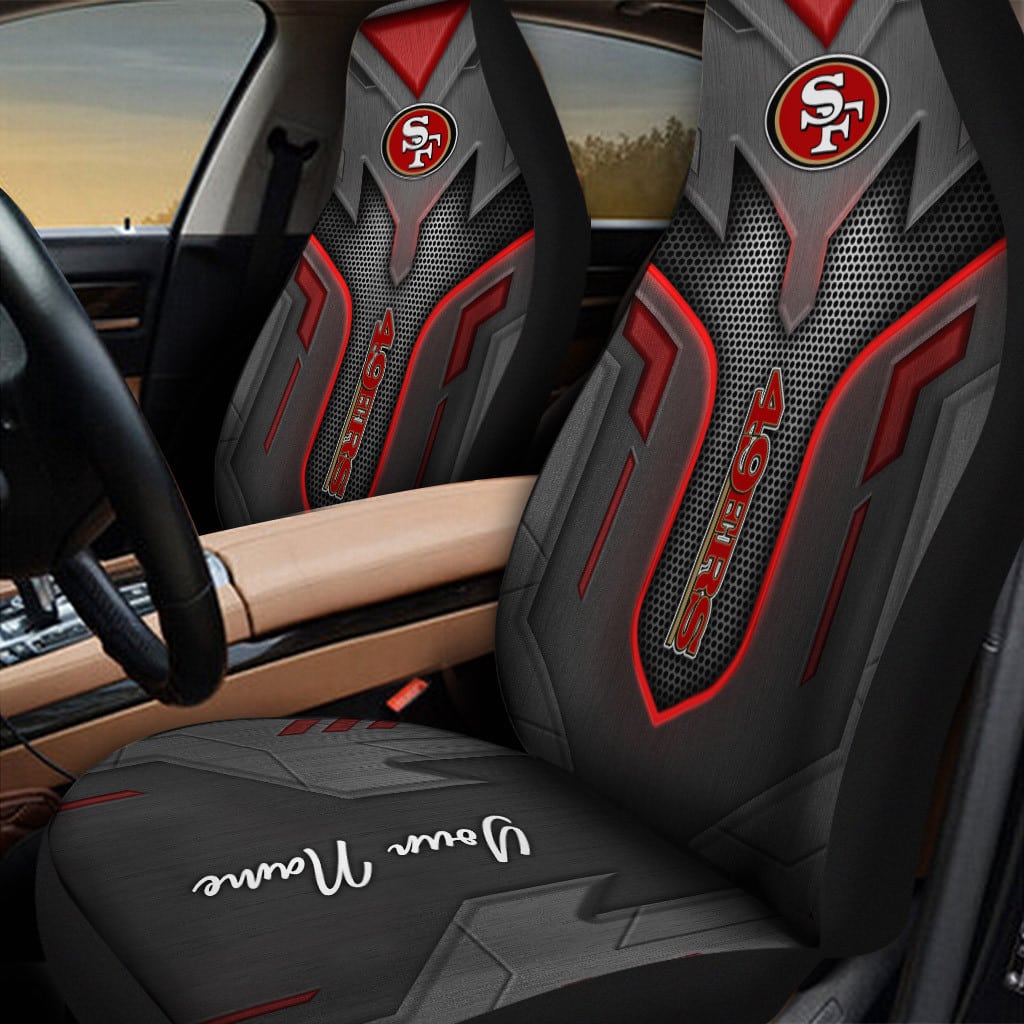 San Francisco 49ers Personalized Car Seat Covers BG298