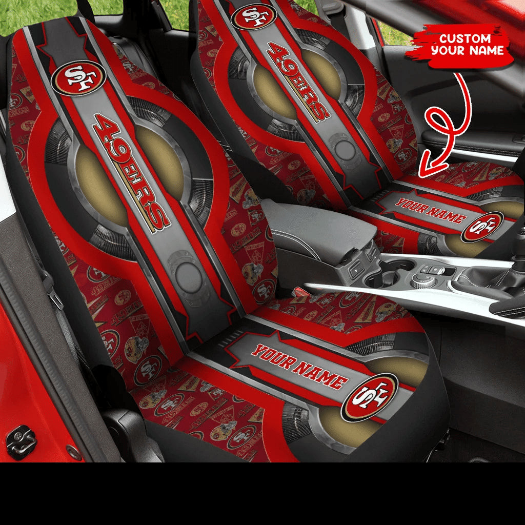 San Francisco 49ers Personalized Car Seat Covers BG340