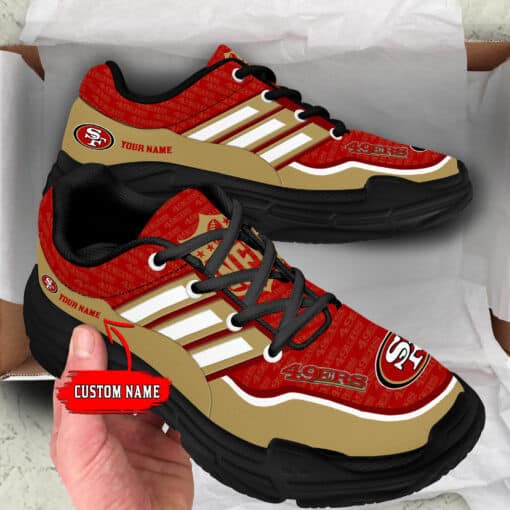 San Francisco 49ers Personalized Chunky Sneakers 21