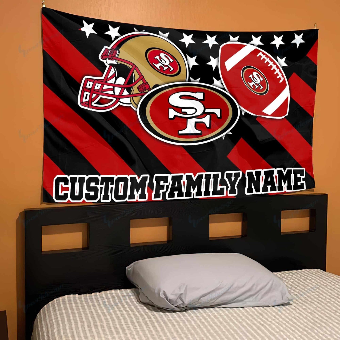 San Francisco 49ers Personalized Flag 91