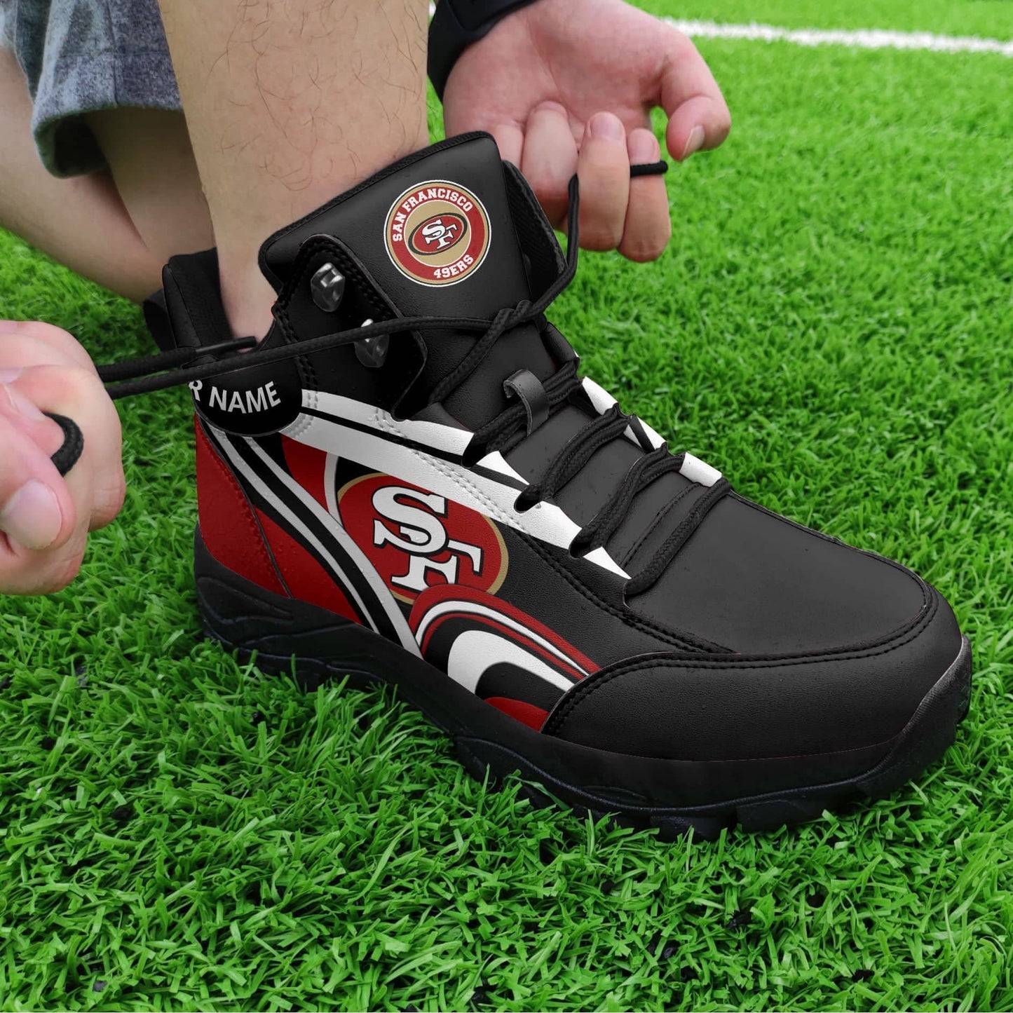 San Francisco 49ers Personalized Hiking Shoes 58