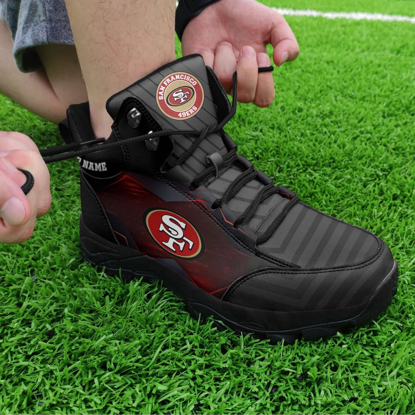 San Francisco 49ers Personalized Hiking Shoes 78
