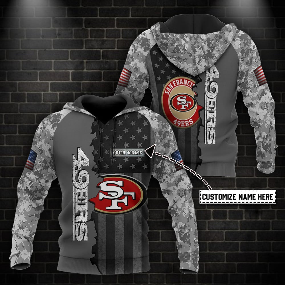San Francisco 49ers Personalized Hoodie BB87