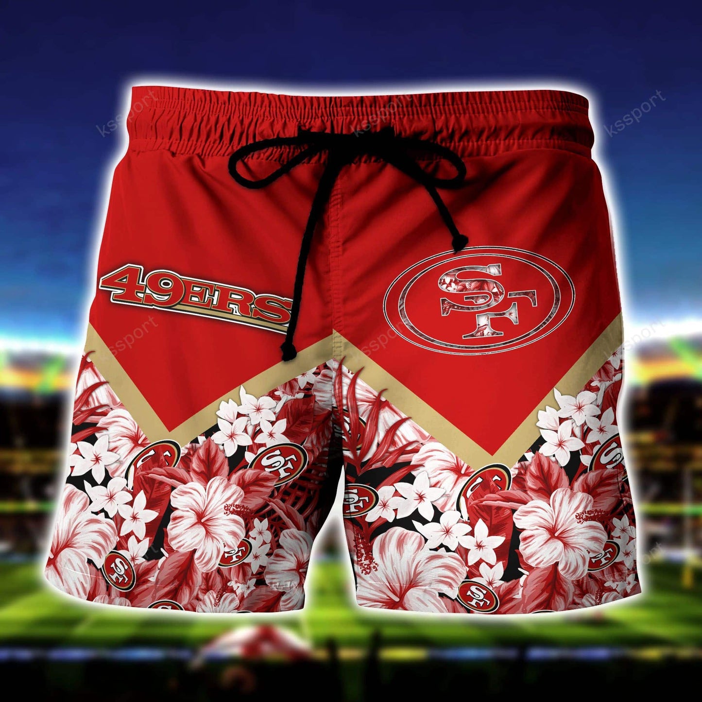 San Francisco 49ers Personalized Shirt and Shorts BG295
