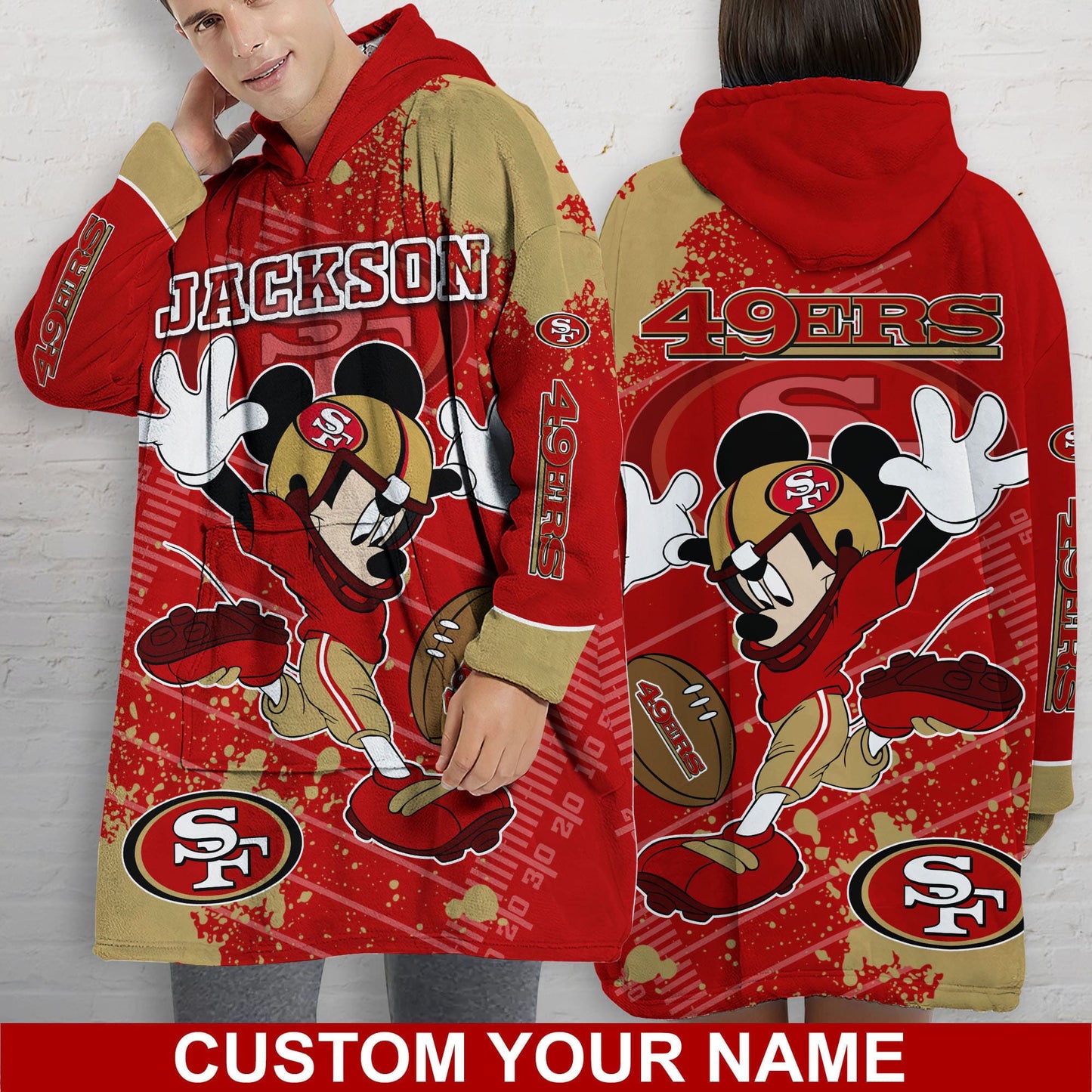 San Francisco 49ers Personalized Snug Hoodie BG37