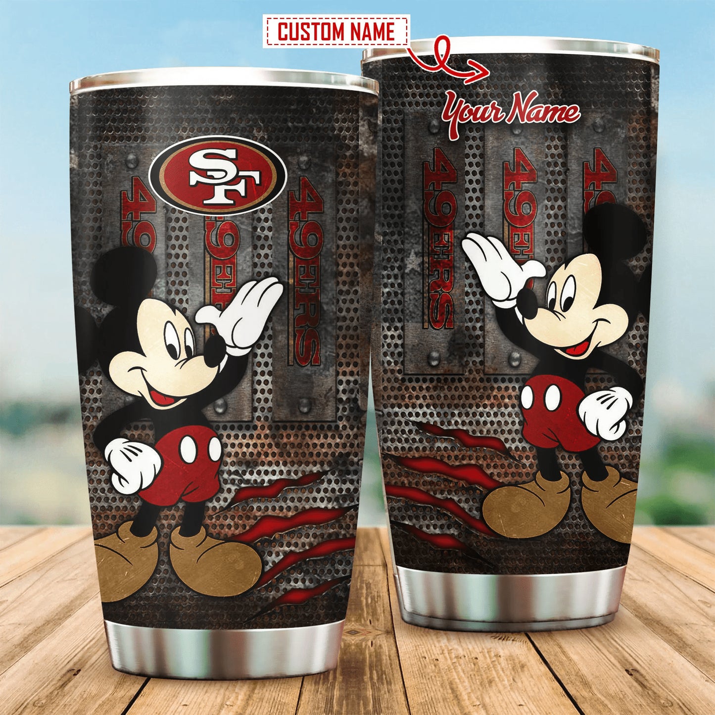 San Francisco 49ers Personalized Tumbler BG292