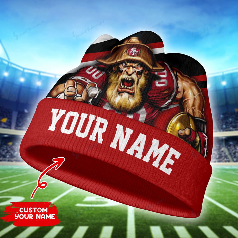 San Francisco 49ers Personalized Wool Beanie 100