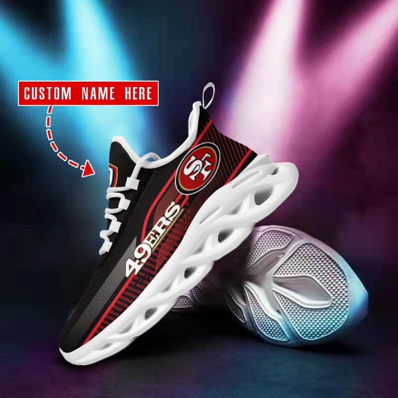 San Francisco 49ers Personalized Yezy Running Sneakers BB340