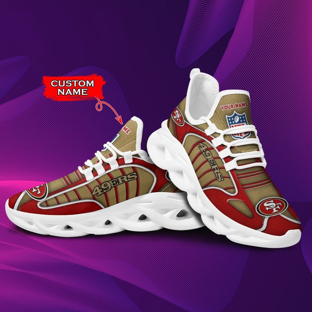 San Francisco 49ers Personalized Yezy Running Sneakers BG152