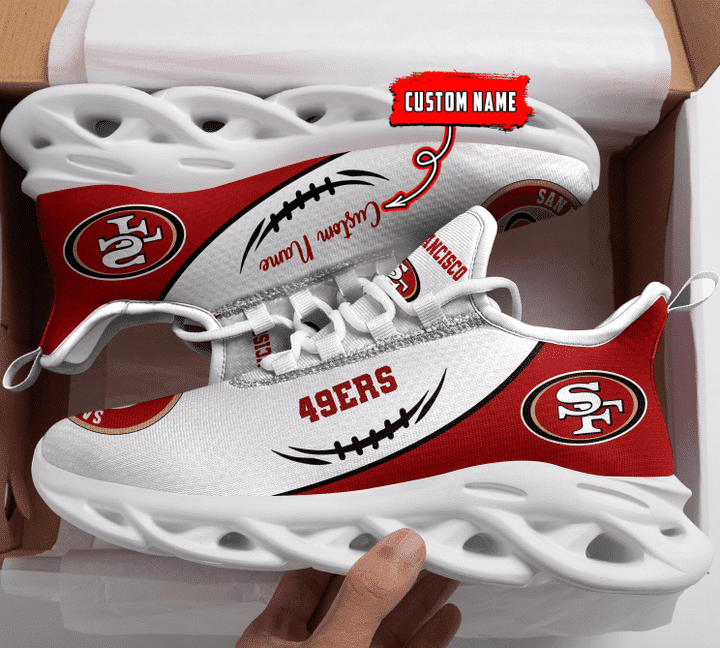 San Francisco 49ers Personalized Yezy Running Sneakers BG66