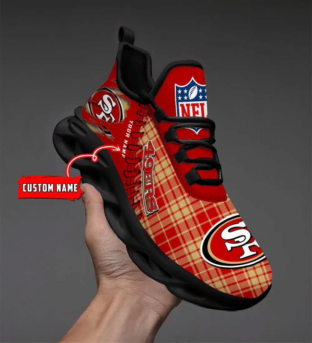 San Francisco 49ers Personalized Yezy Running Sneakers SPD302
