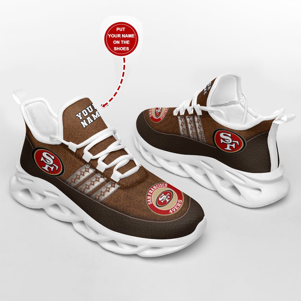 San Francisco 49ers Personalized Yezy Running Sneakers SPD323