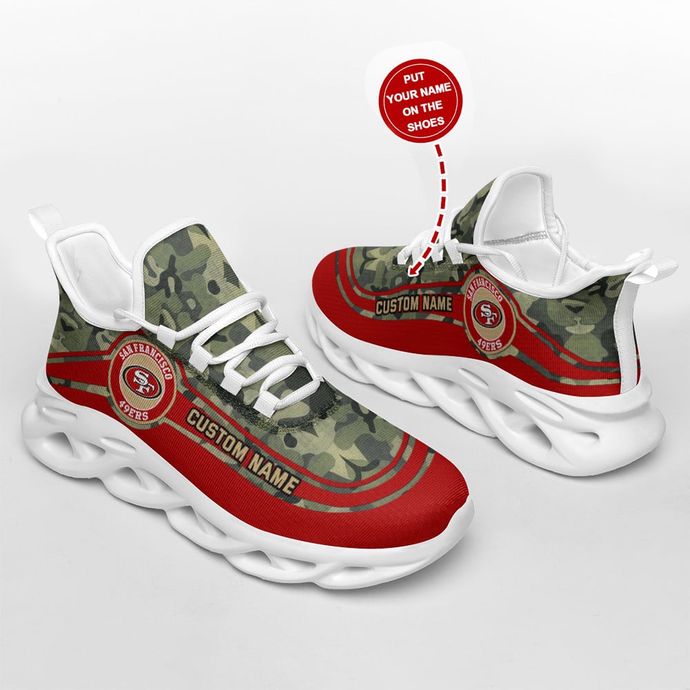 San Francisco 49ers Personalized Yezy Running Sneakers SPD328