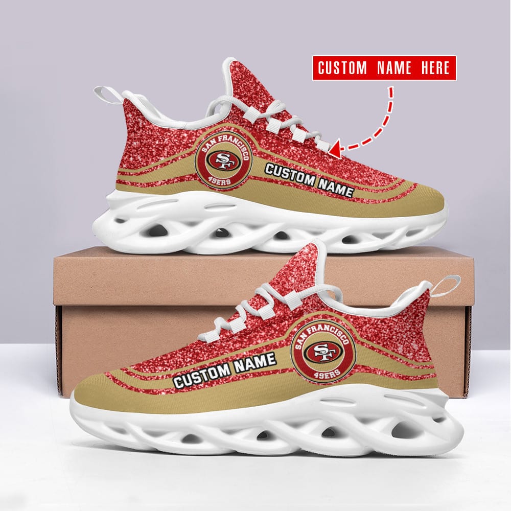 San Francisco 49ers Personalized Yezy Running Sneakers SPD370