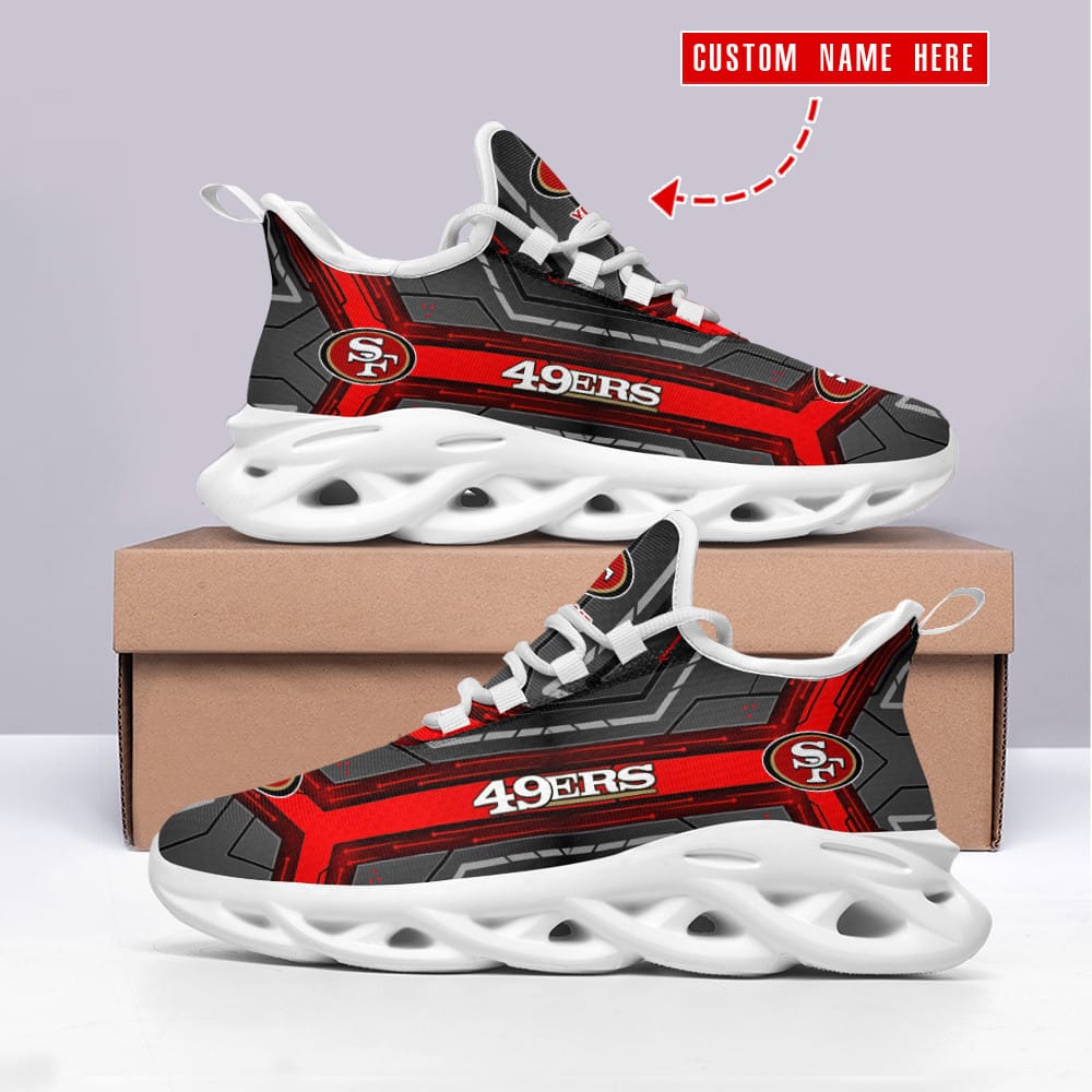San Francisco 49ers Personalized Yezy Running Sneakers SPD399