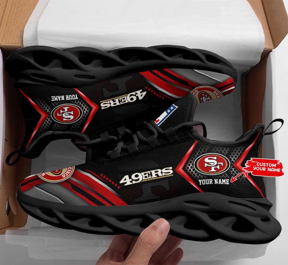 San Francisco 49ers Personalized Yezy Running Sneakers SPD406