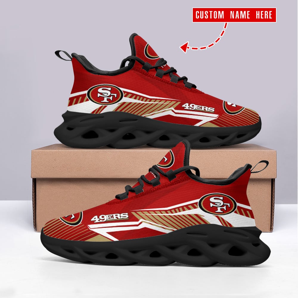 San Francisco 49ers Personalized Yezy Running Sneakers SPD418
