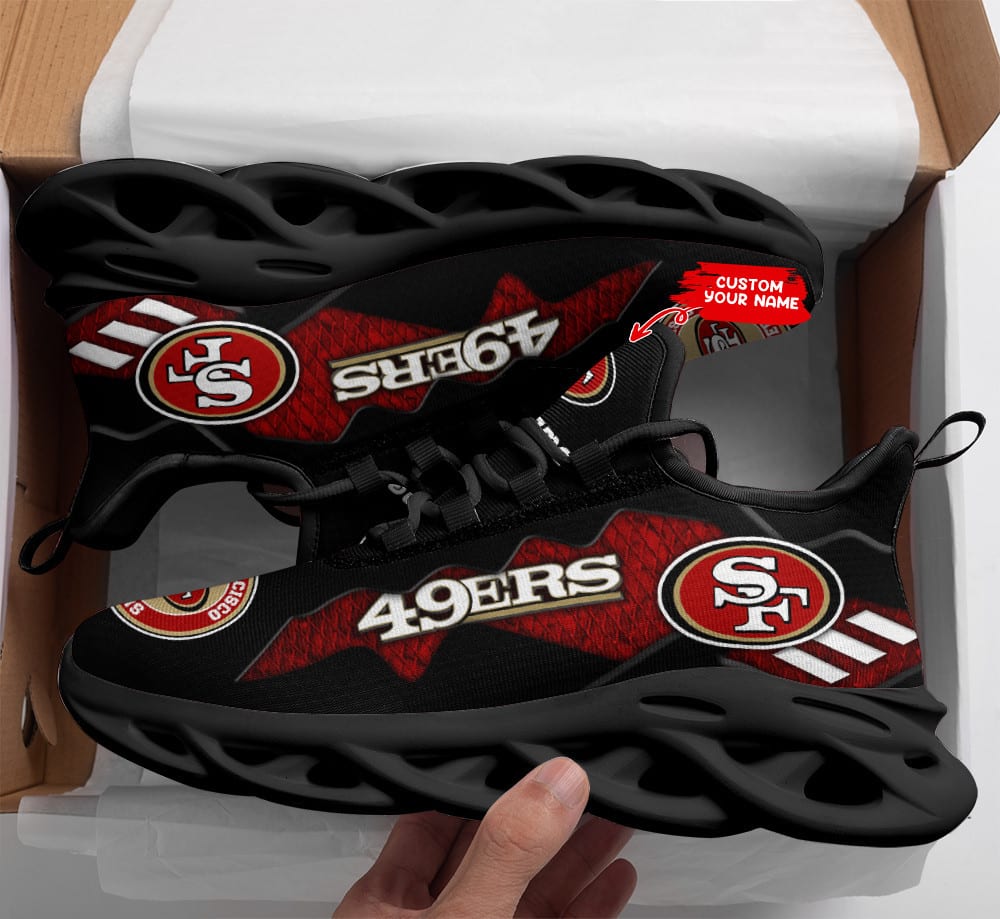 San Francisco 49ers Personalized Yezy Running Sneakers SPD485